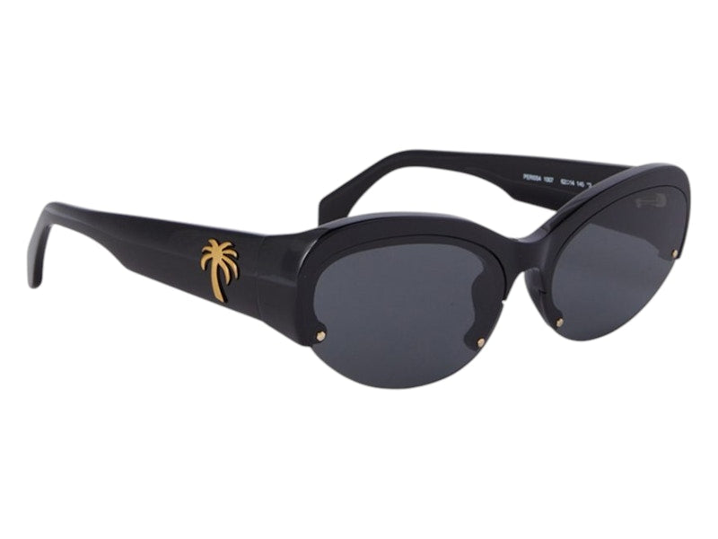 Palm Angels Palmdale Sunglasses Black Dark Grey (PERI054S24PLA0011007)