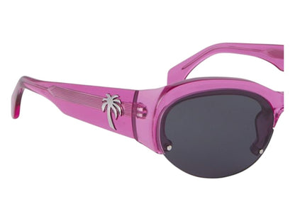 Palm Angels Palmdale Sunglasses Pink Dark Grey (PERI054S24PLA0013007)
