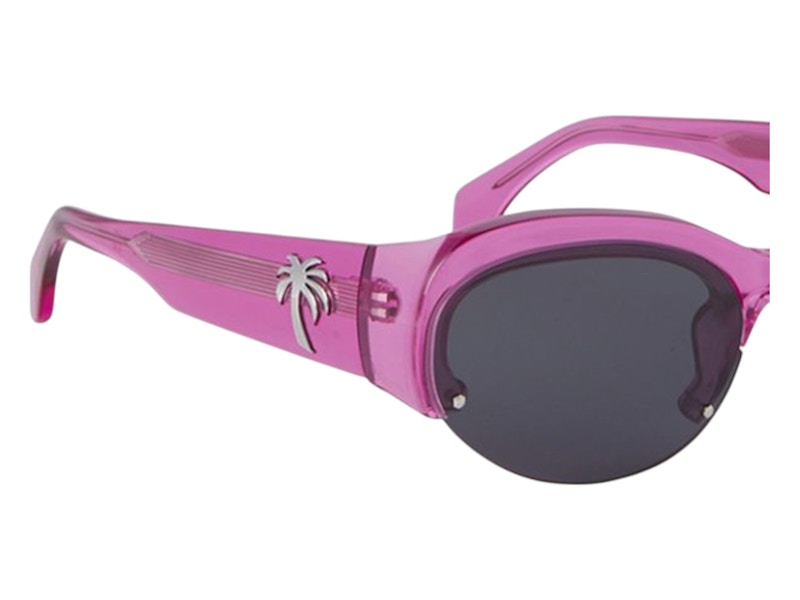 Palm Angels Palmdale Sunglasses Pink Dark Grey (PERI054S24PLA0013007)