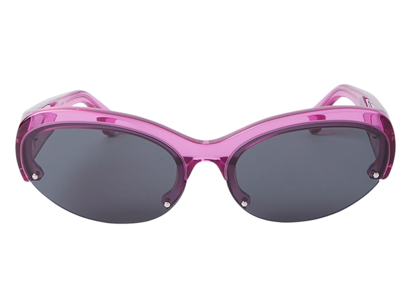 Palm Angels Palmdale Sunglasses Pink Dark Grey (PERI054S24PLA0013007)
