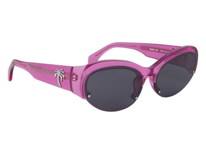 Palm Angels Palmdale Sunglasses Pink Dark Grey (PERI054S24PLA0013007)