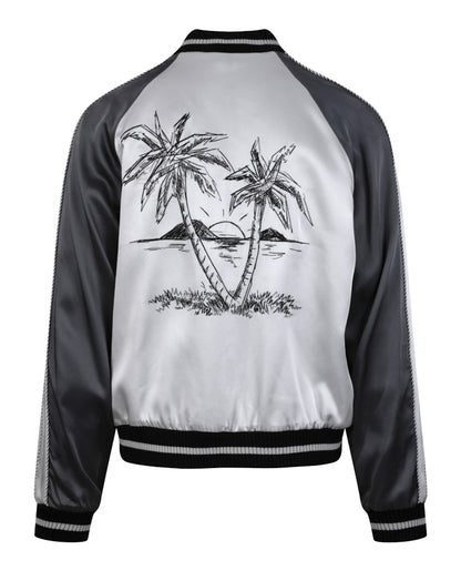 Palm Angels Palms Souvenir Jacket Grey/Anthracite