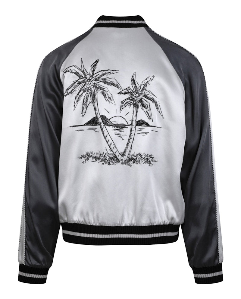 Palm Angels Palms Souvenir Jacket Grey/Anthracite