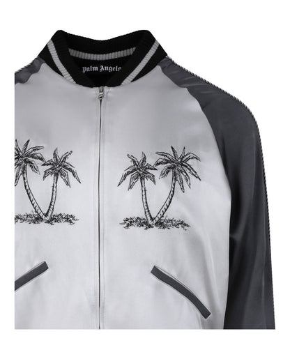 Palm Angels Palms Souvenir Jacket Grey/Anthracite