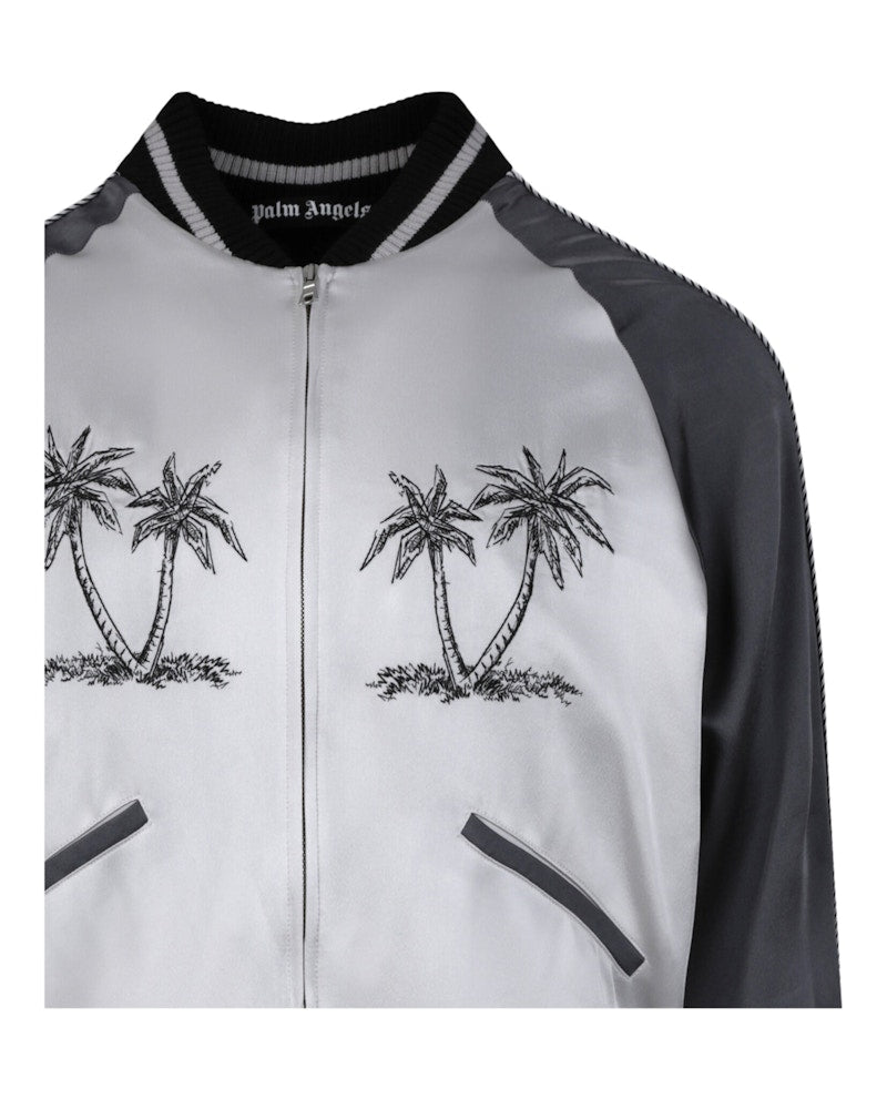 Palm Angels Palms Souvenir Jacket Grey/Anthracite