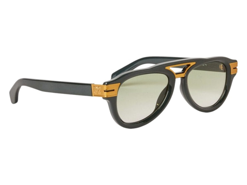 Palm Angels Paradise Sunglasses Green Gradient Green Paradise (PERI100F24PLA0015554)