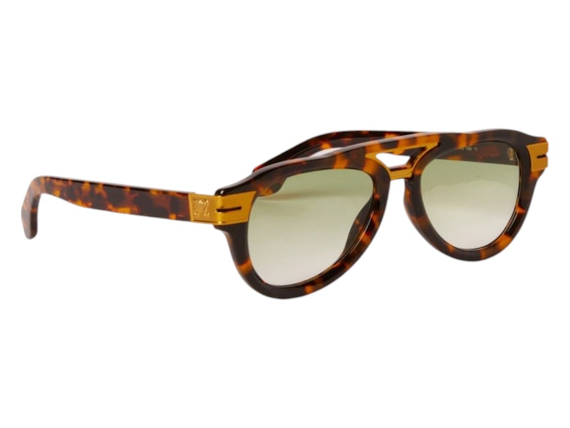 Palm Angels Paradise Sunglasses Havana Gradiant Green Paradise (PERI100F24PLA0016054)