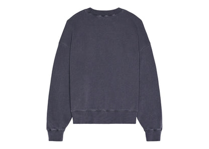 Palm Angels Patchwork Ripped Bear Crewneck Grey