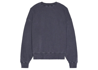 Palm Angels Patchwork Rippled Bear Crewneck Indigo Light