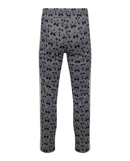 Palm Angels Patterned Track Pants Navy/White