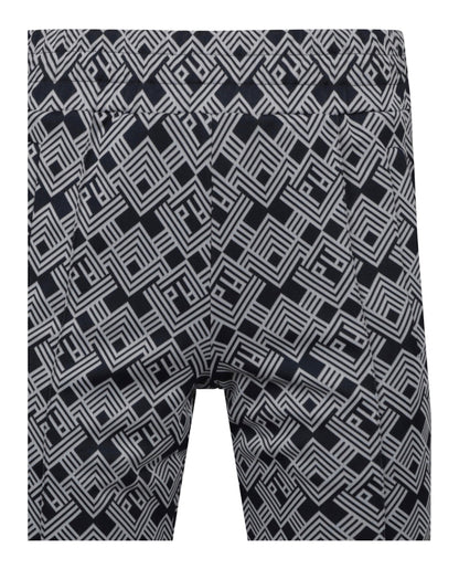 Palm Angels Patterned Track Pants Navy/White
