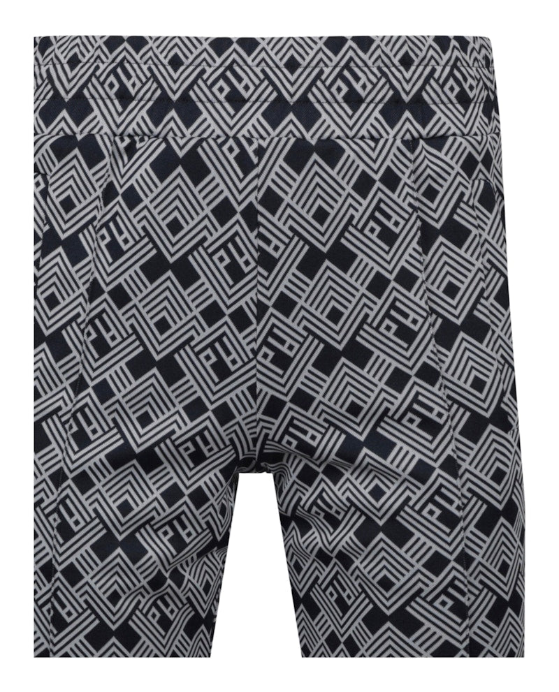 Palm Angels Patterned Track Pants Navy/White