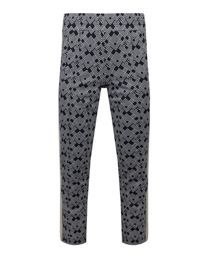 Palm Angels Patterned Track Pants Navy/White