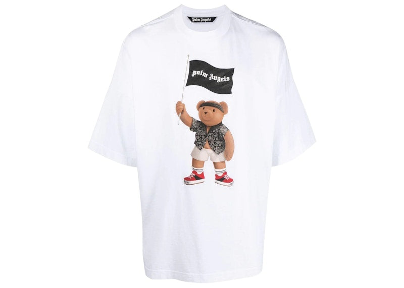 Palm Angels Pirate Teddy Bear T-shirt White