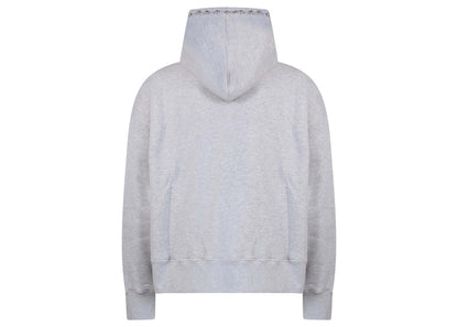 Palm Angels Punk Bear Hoodie Grey