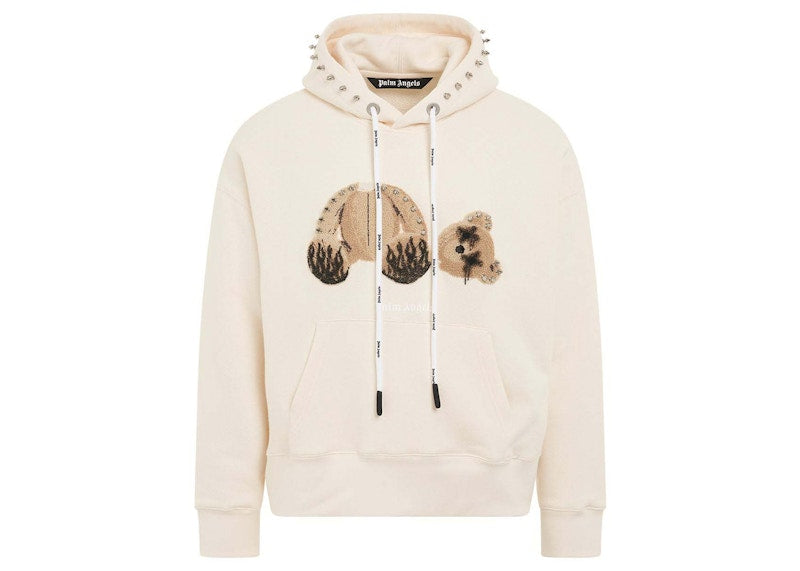 Palm Angels Punk Bear Hoodie White