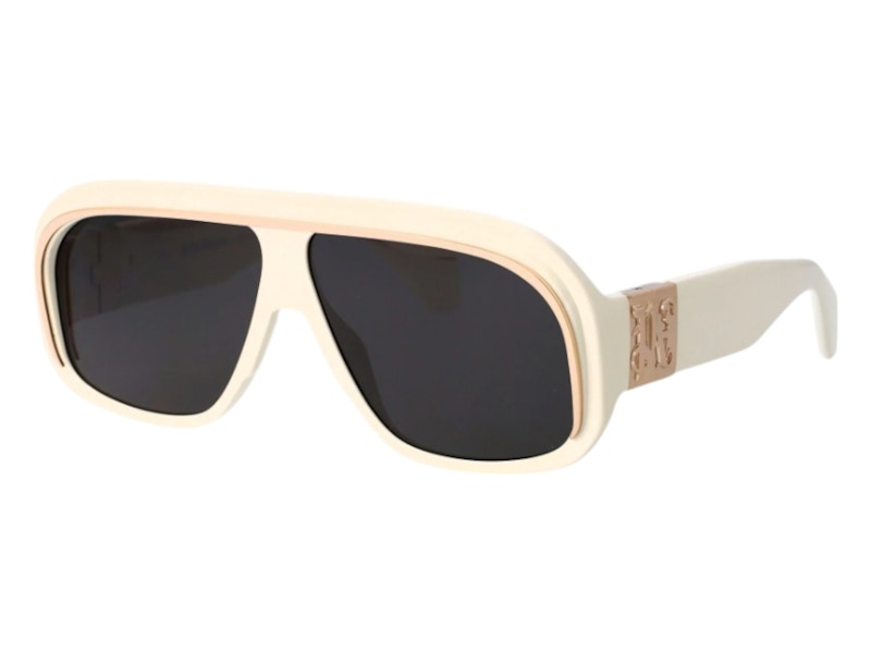 Palm Angels Reedley Sunglasses White Dark Grey (PERI063S24PLA0010107)