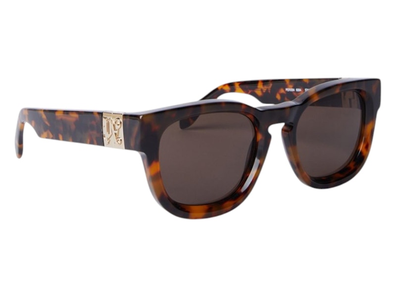 Palm Angels Riverside Sunglasses Havana Brown (PERI064S24PLA0016064)