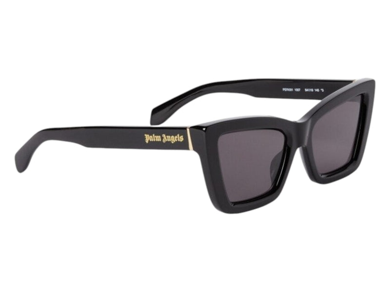 Palm Angels Roseville Sunglasses Black Dark Grey Roseville (PERI091F24PLA0011007)