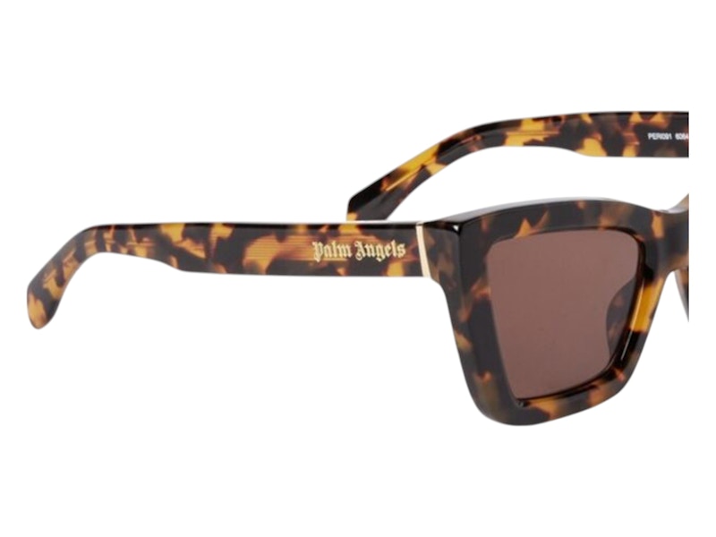 Palm Angels Roseville Sunglasses Havana Brown Roseville Havana (PERI091F24PLA0016064)