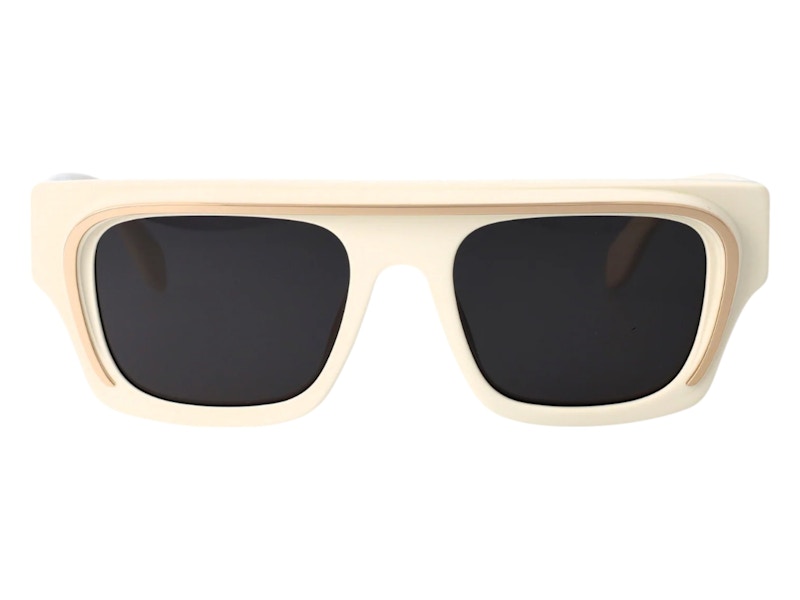 Palm Angels Salton Sunglasses White Dark Grey (PERI061S24PLA0010107)