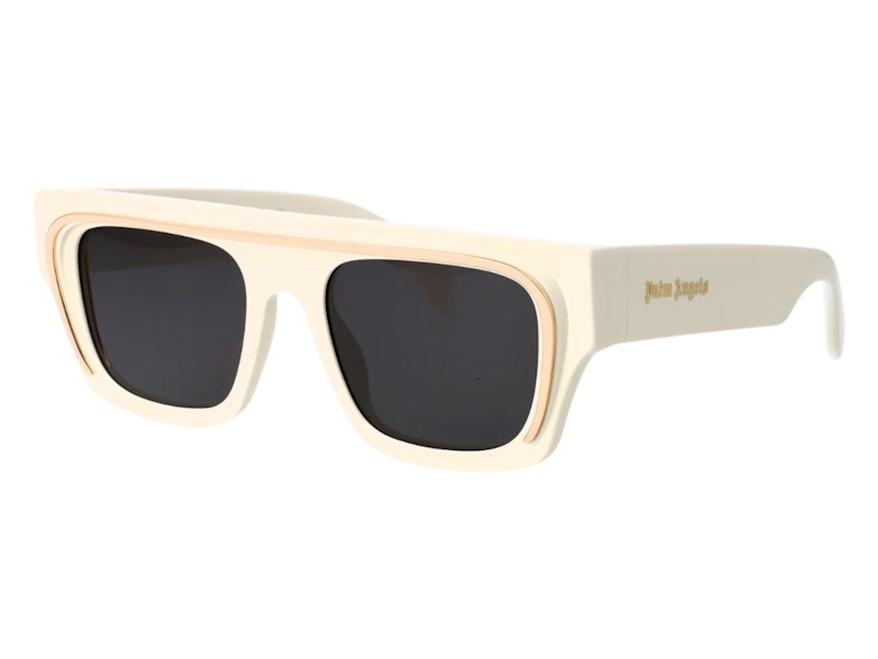 Palm Angels Salton Sunglasses White Dark Grey (PERI061S24PLA0010107)