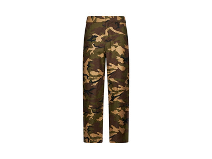 Palm Angels Sartorial Waistband Camo Workpants Green