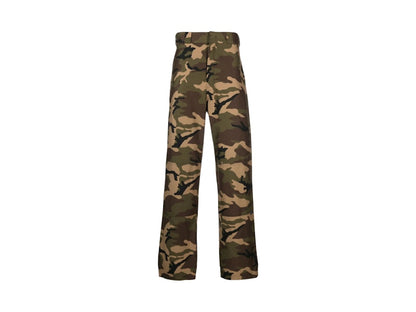 Palm Angels Sartorial Waistband Camo Workpants Green