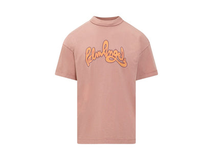Palm Angels Seasonal Logo Insideout T-shirt Pink/Orange