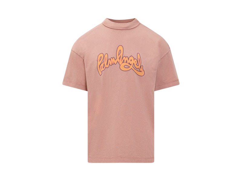 Palm Angels Seasonal Logo Insideout T-shirt Pink/Orange