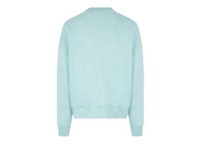 Palm Angels Shark Crewneck Sweater Light Blue/White