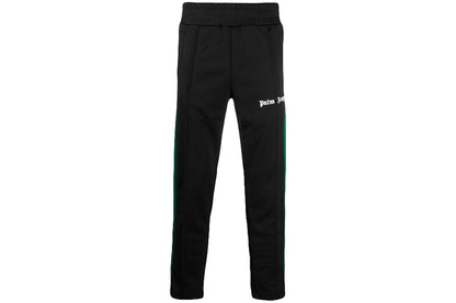 Palm Angels Side Stripe Track Slim Fit Pants Black/Red/Green