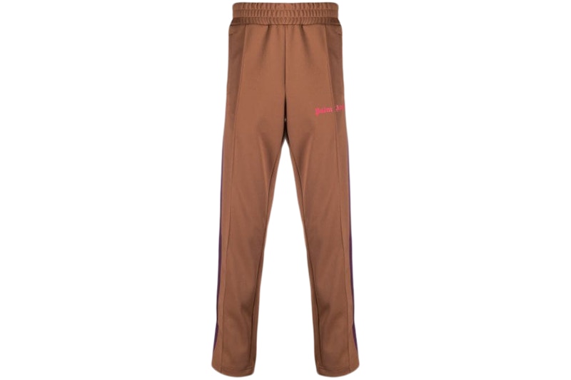 Palm Angels Side Stripe Track Pants Brown/Purple/Pink
