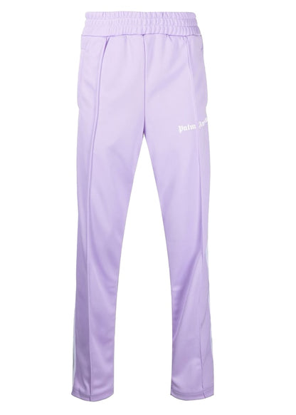 Palm Angels Side Stripe Track Pants Lilac White