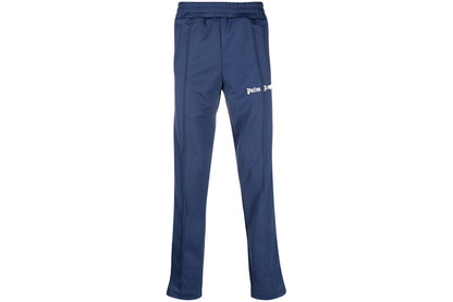 Palm Angels Side Stripe Track Pants Navy Blue/White