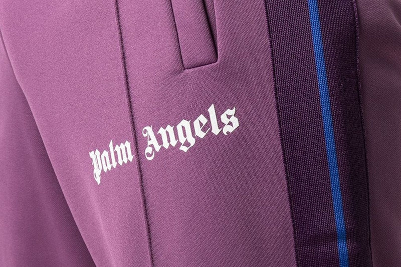 Palm Angels Side Stripe Track Pants Purple/Blue