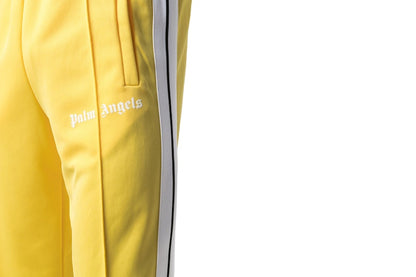 Palm Angels Side Stripe Track Pants Yellow/White