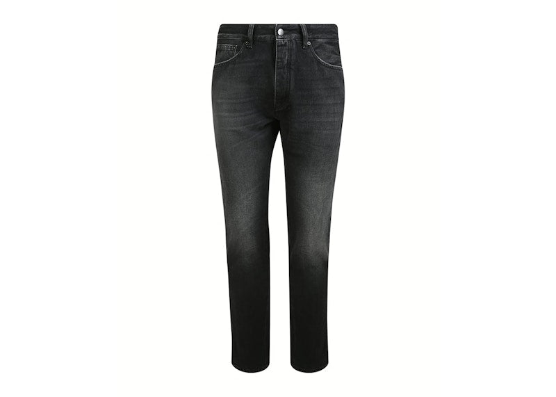 Palm Angels Side Striped Straight Fit Jeans Black/White