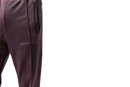 Palm Angels Slim Fit Side Stripe Track Pants Purple