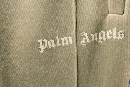 Palm Angels Slim Fit Side Stripe Track Pants Rice Brown