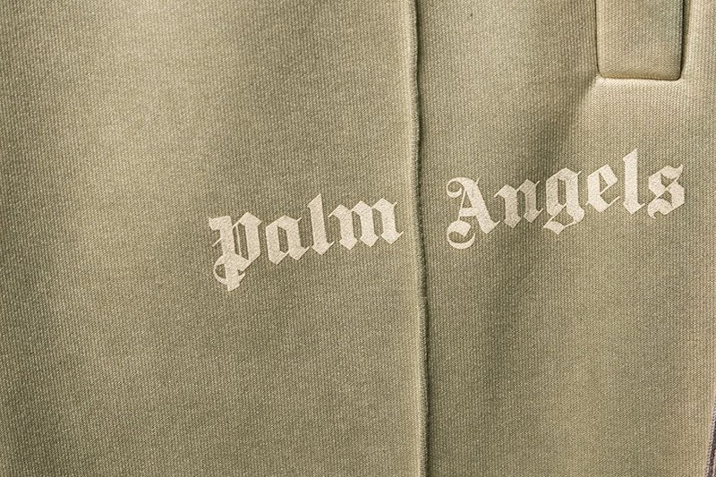 Palm Angels Slim Fit Side Stripe Track Pants Rice Brown