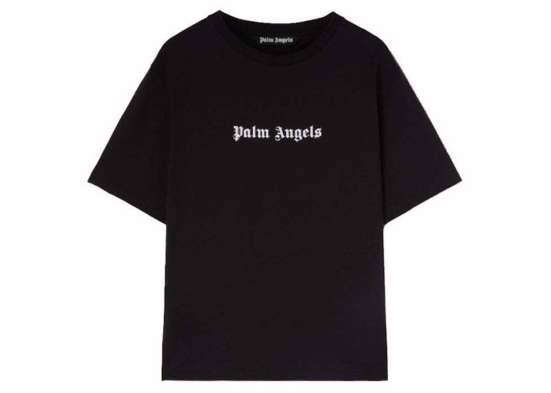 Palm Angels Slim Fit T-Shirt Black/White