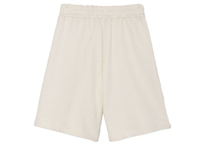 Palm Angels Spray Heart Shorts Off White