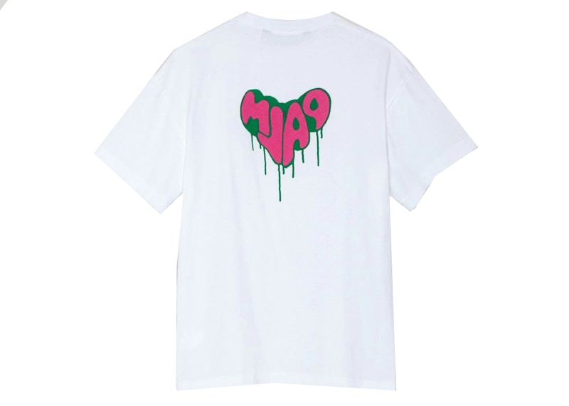 Palm Angels Spray Heart T-shirt White
