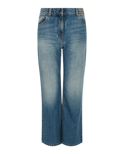 Palm Angels Star Flare Jeans Blue