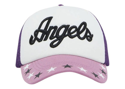 Palm Angels Star Trucker Cap Lilac/Black
