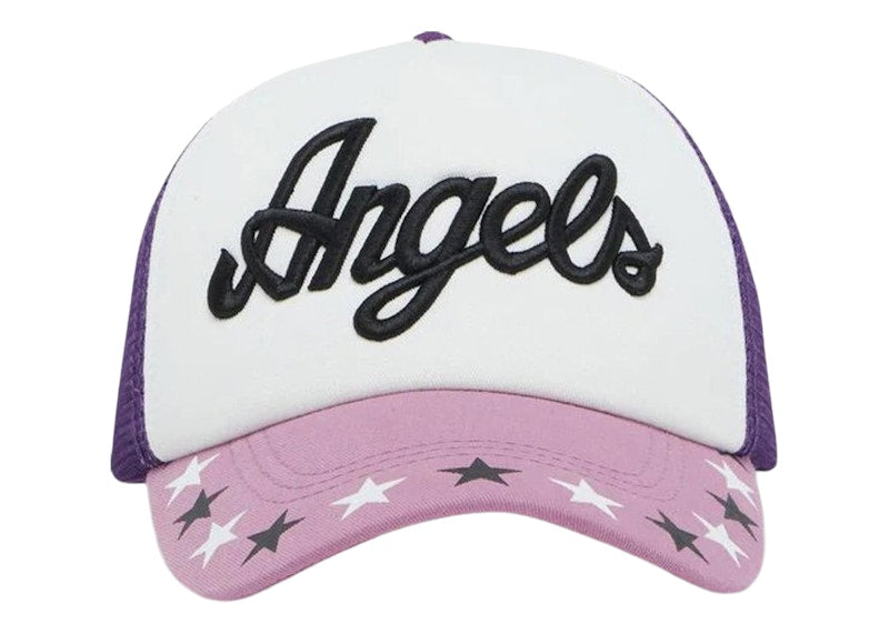 Palm Angels Star Trucker Cap Lilac/Black