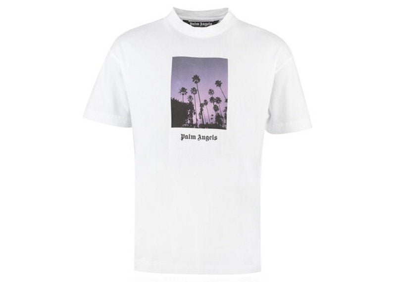 Palm Angels Stars and Palms T-shirt White/Black