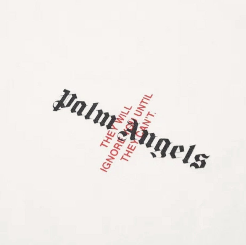 Palm Angels Statement Logo Tee White