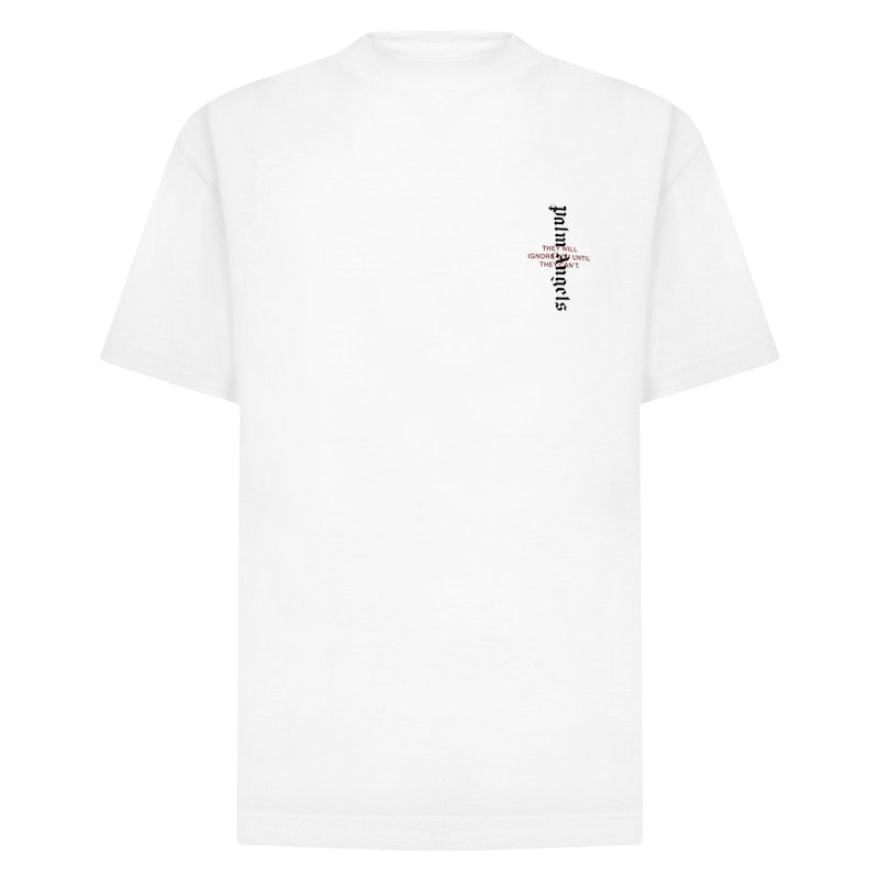Palm Angels Statement Logo Tee White